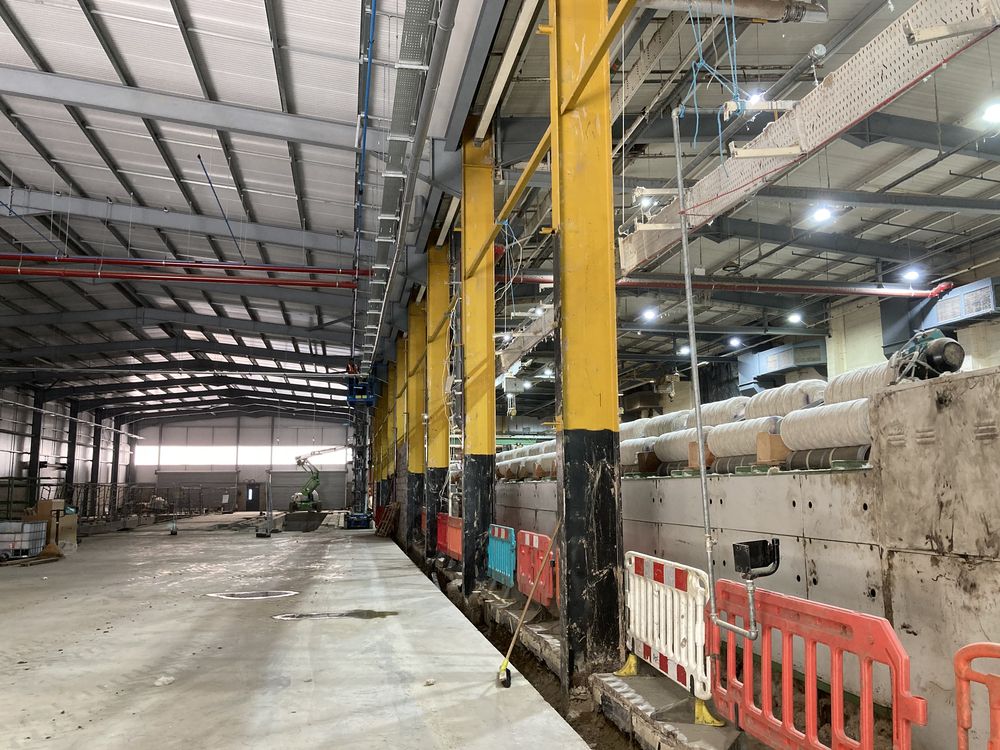 April 2023 – Update on March 2023 Post – Fitting Out Extension to Existing Factory & External Works